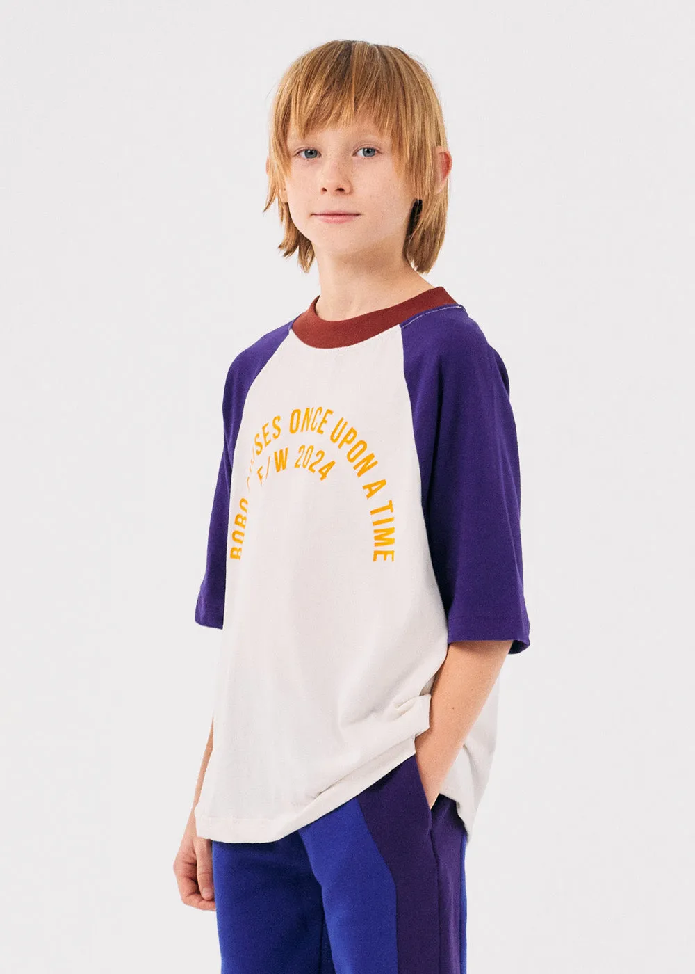 BOBO CIRCLE RAGLAN SLEEVES T-SHIRT