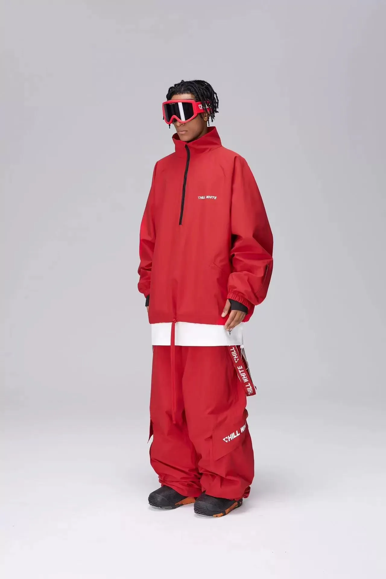 ChillWhite Unisex Red Snow Jacket & Pants