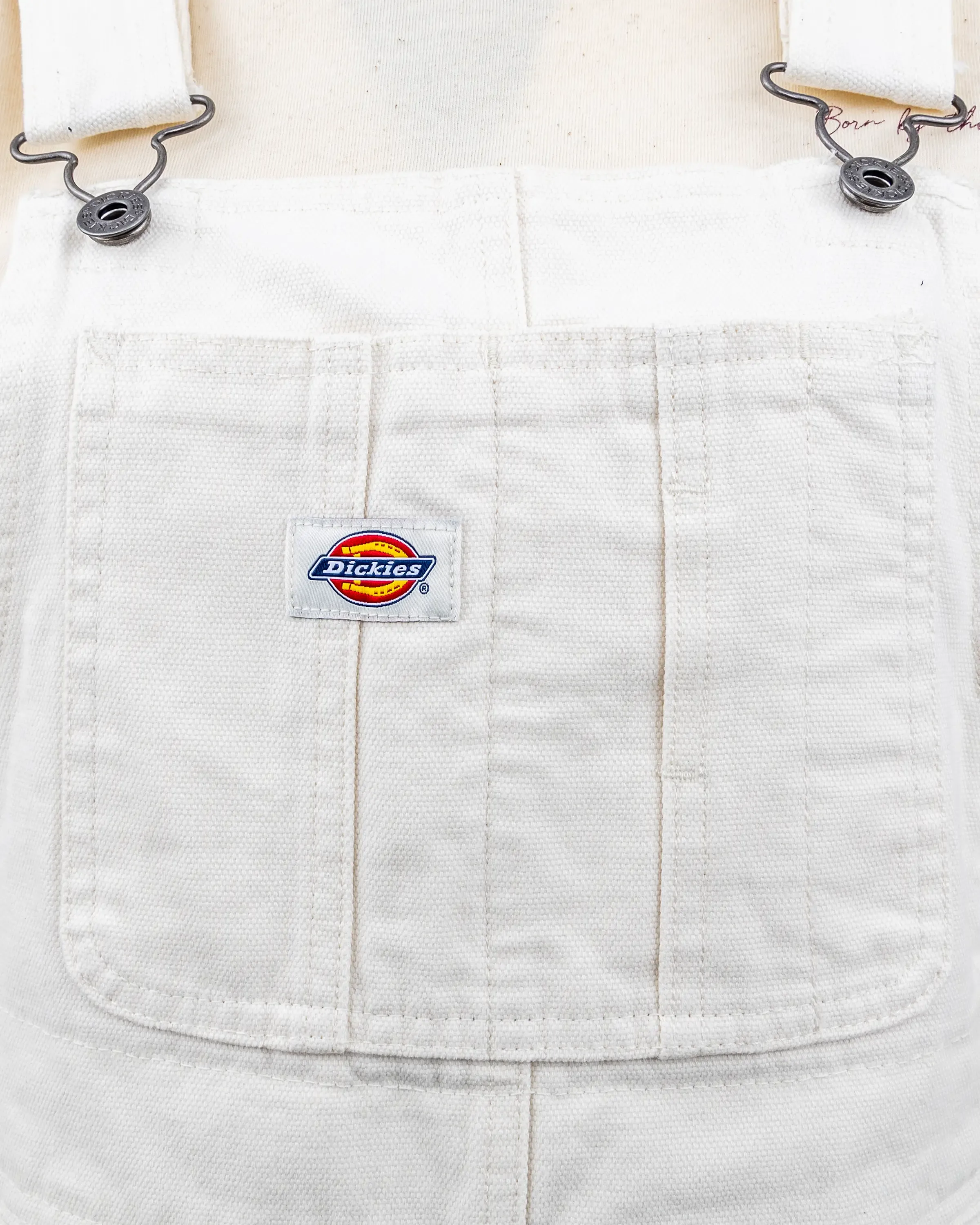 Duck Canvas Bib Shorts in Cloud