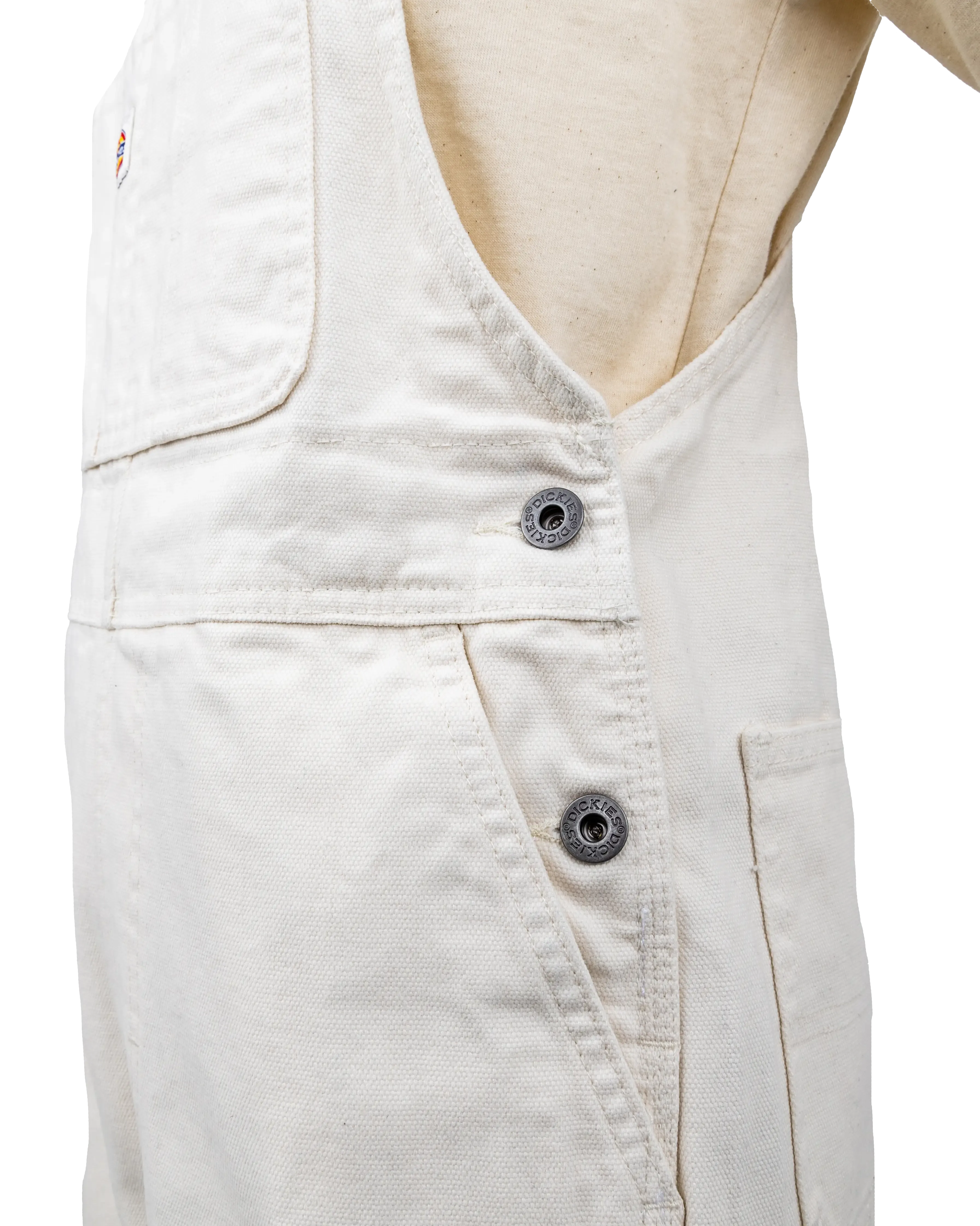 Duck Canvas Bib Shorts in Cloud