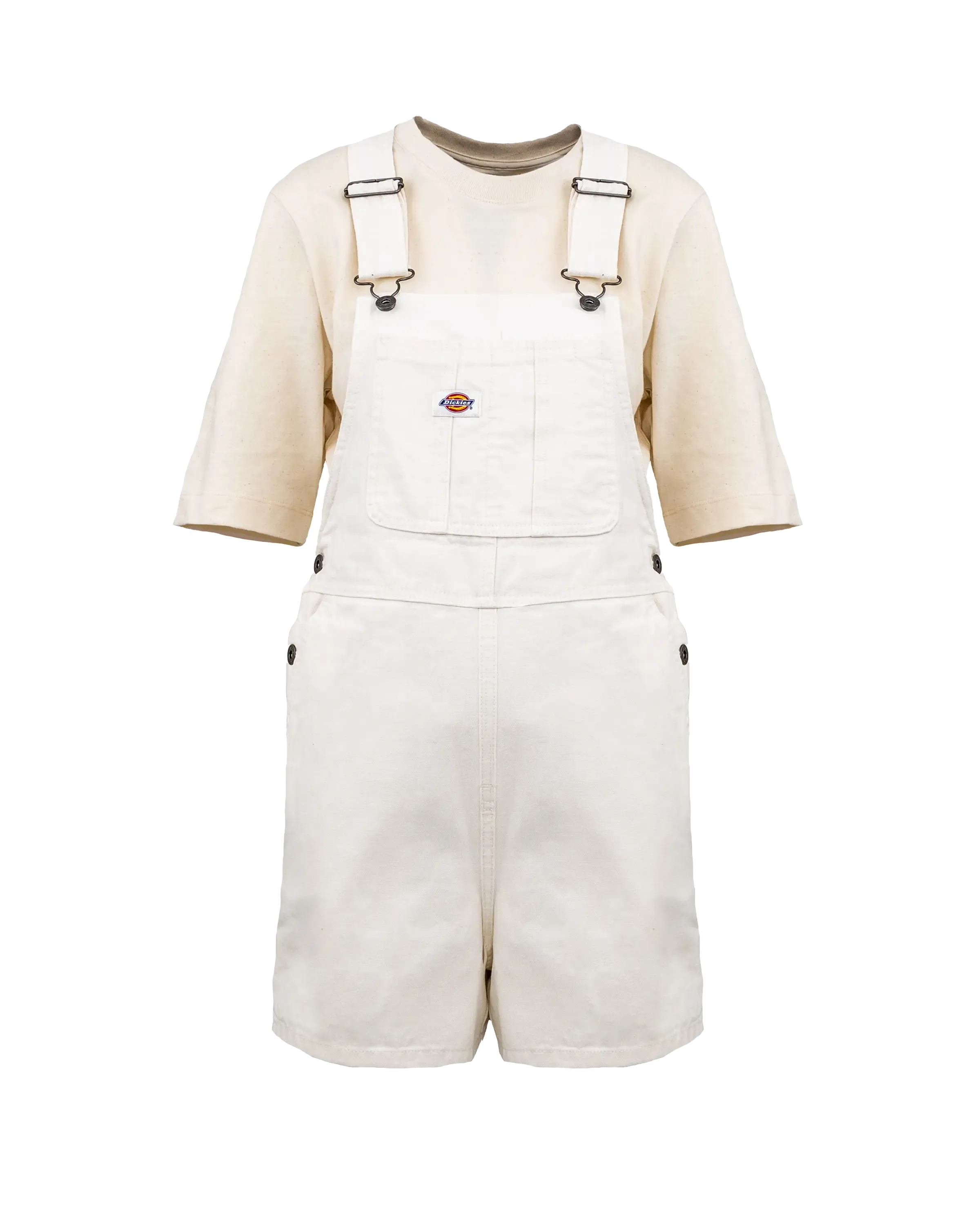 Duck Canvas Bib Shorts in Cloud