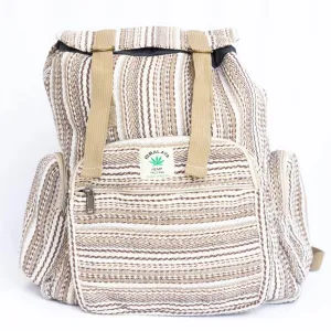 Extra Storage Capacity Hemp Backpack