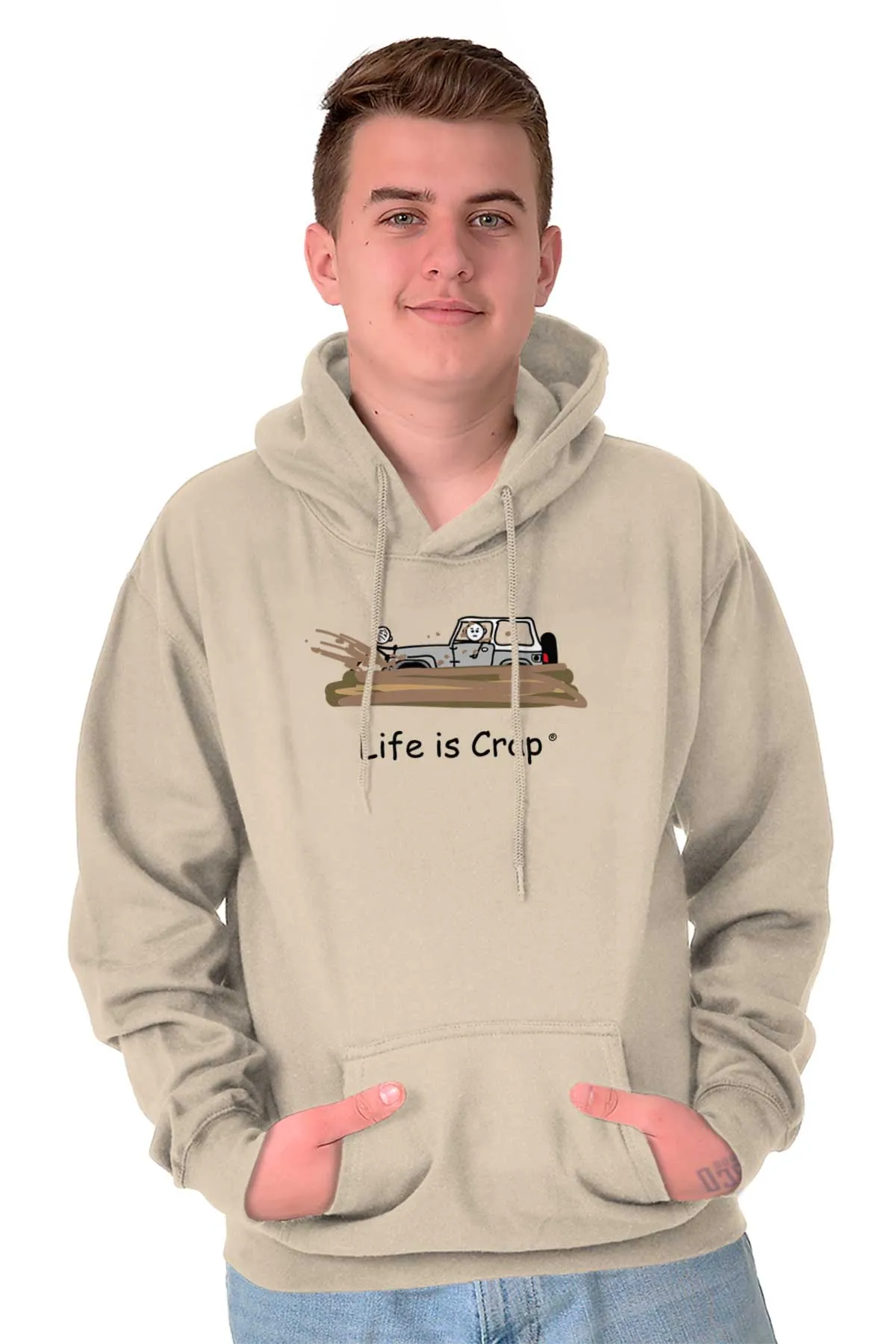 Jeep Stuck In Mud Hoodie