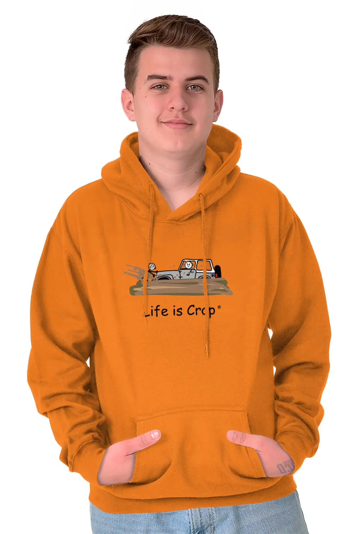 Jeep Stuck In Mud Hoodie