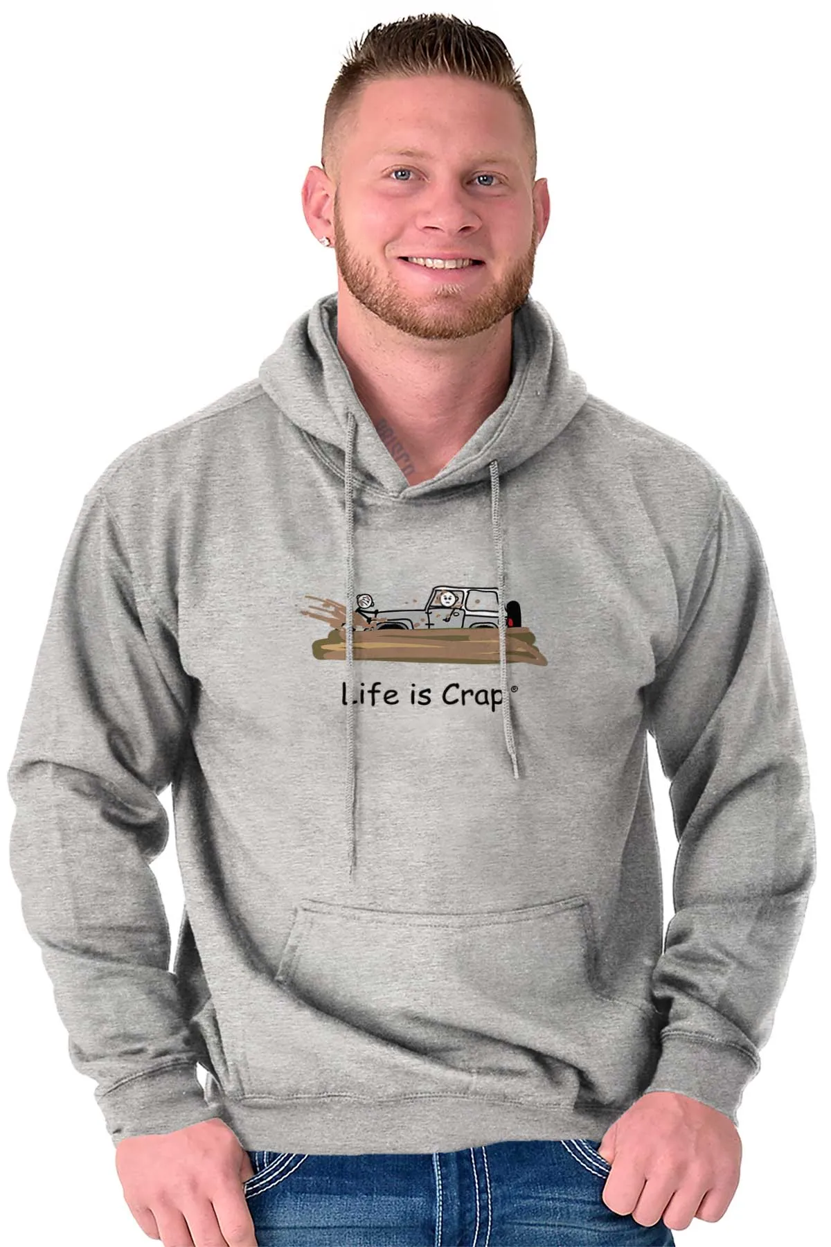 Jeep Stuck In Mud Hoodie