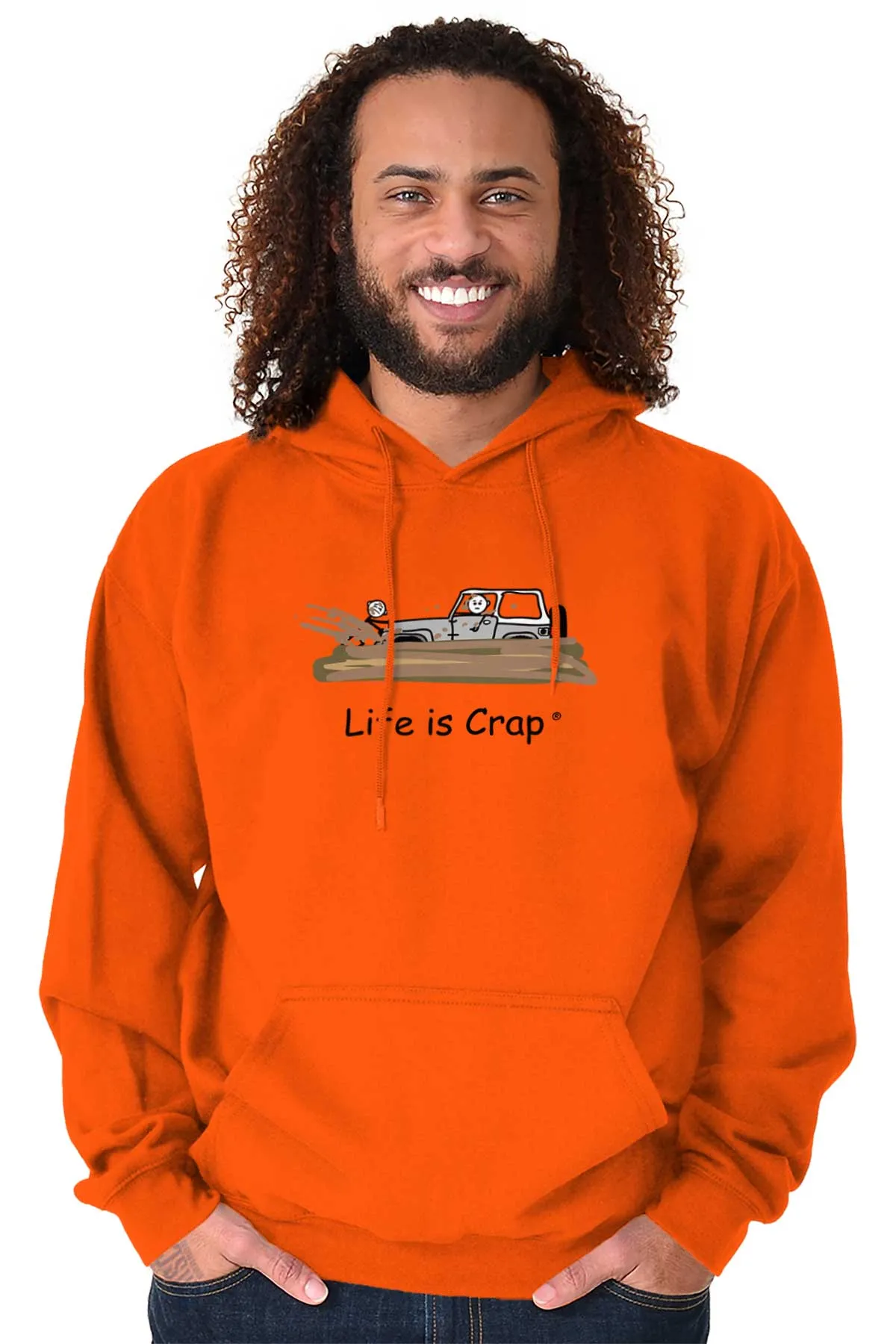 Jeep Stuck In Mud Hoodie