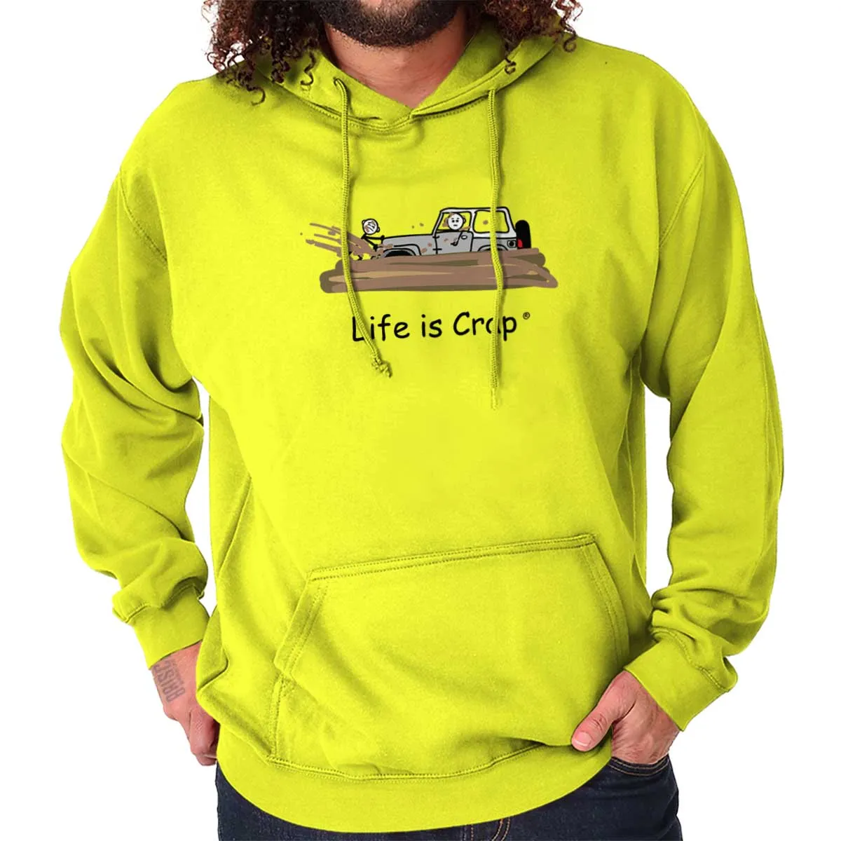 Jeep Stuck In Mud Hoodie