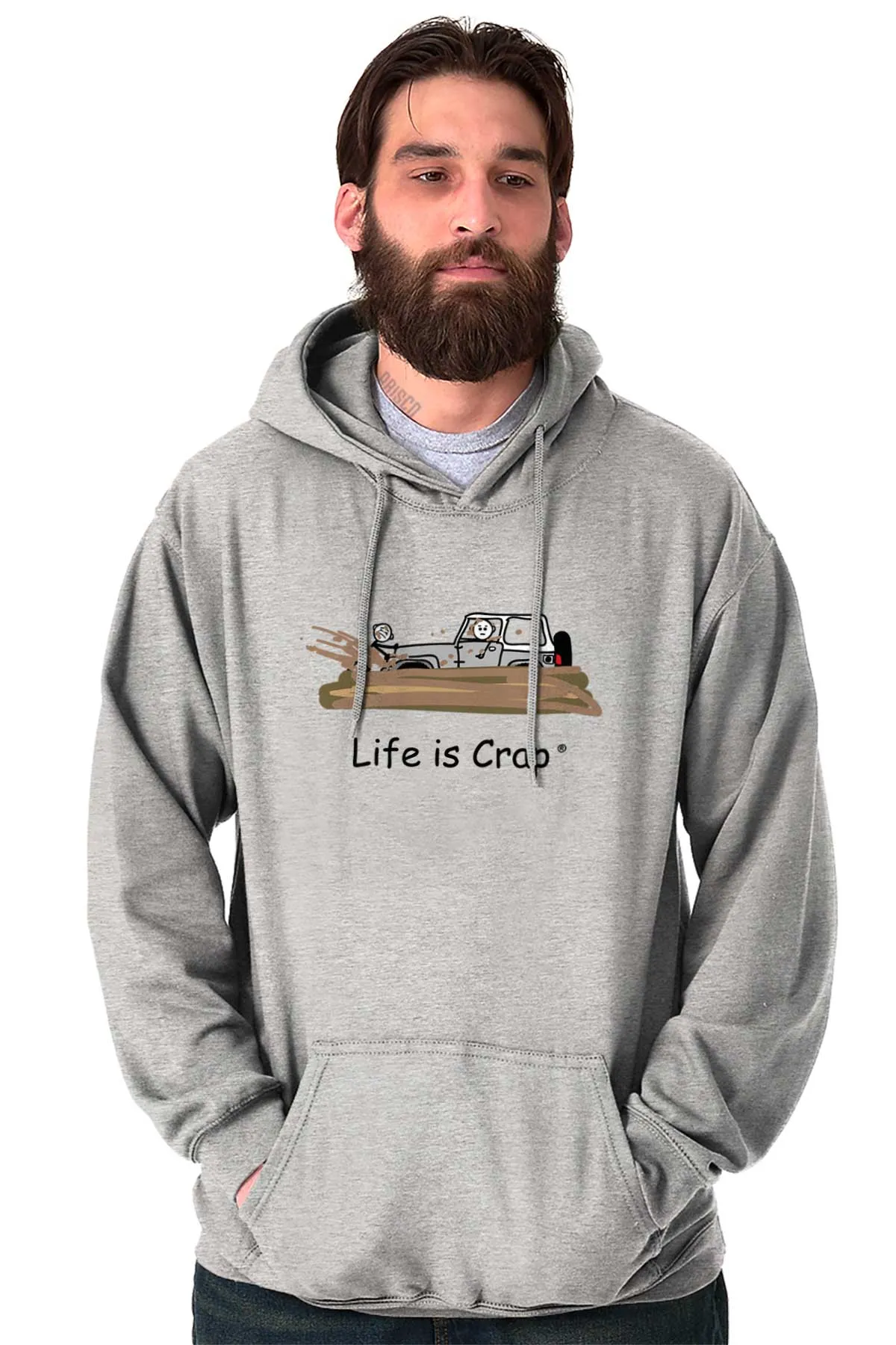 Jeep Stuck In Mud Hoodie