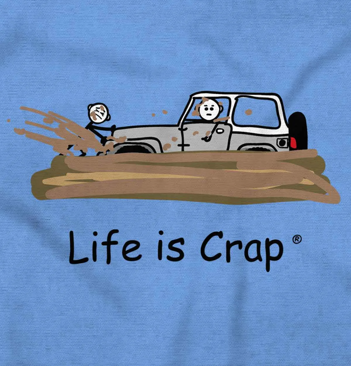 Jeep Stuck In Mud Hoodie