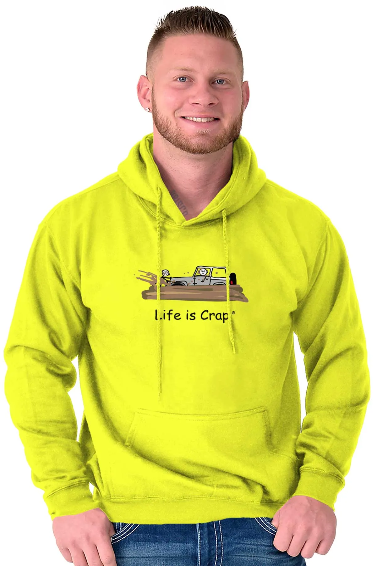 Jeep Stuck In Mud Hoodie