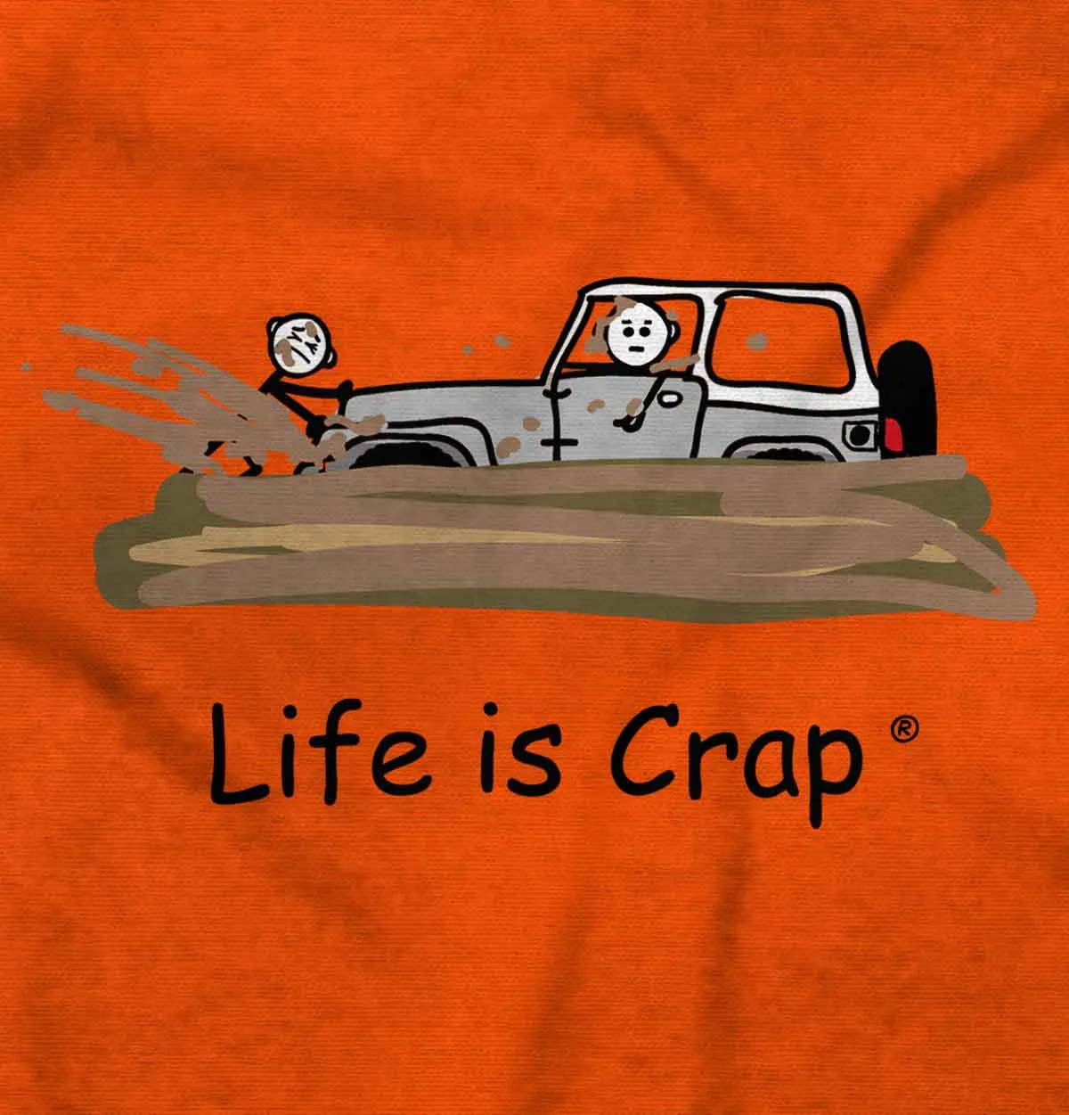 Jeep Stuck In Mud Hoodie