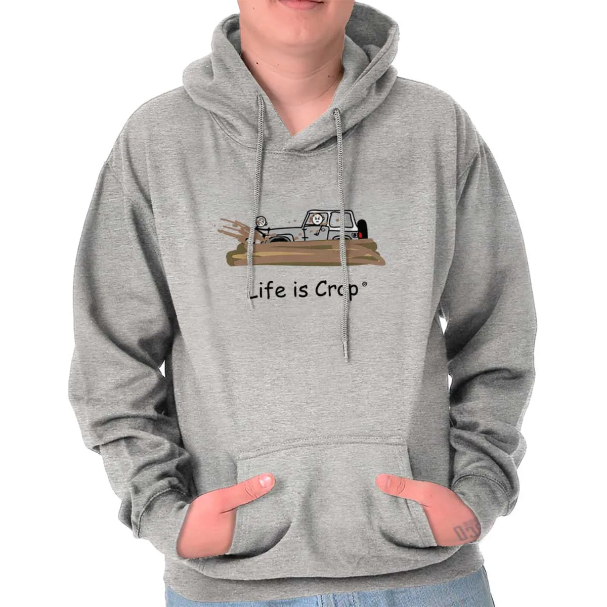 Jeep Stuck In Mud Hoodie