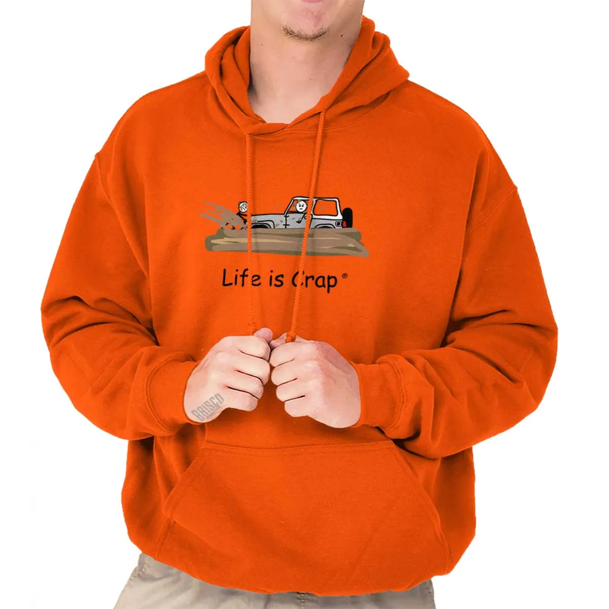 Jeep Stuck In Mud Hoodie