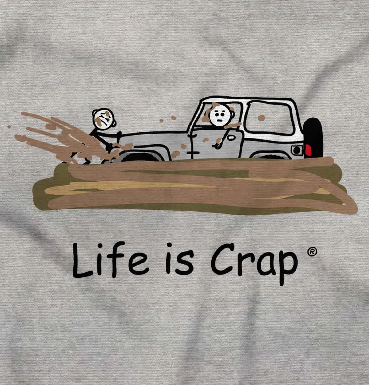 Jeep Stuck In Mud Hoodie