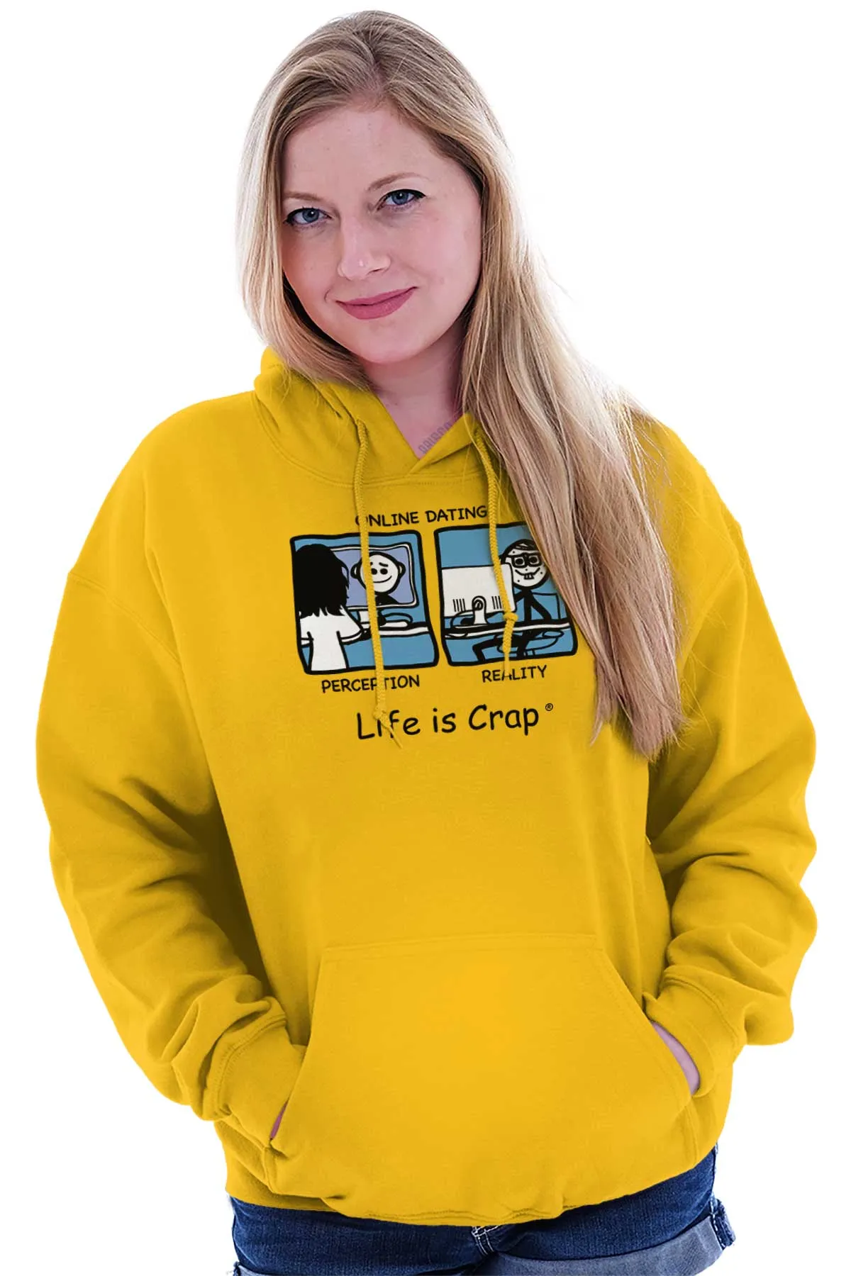 On Line Dating Hoodie