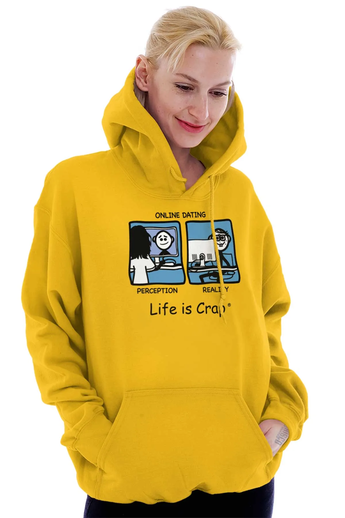 On Line Dating Hoodie