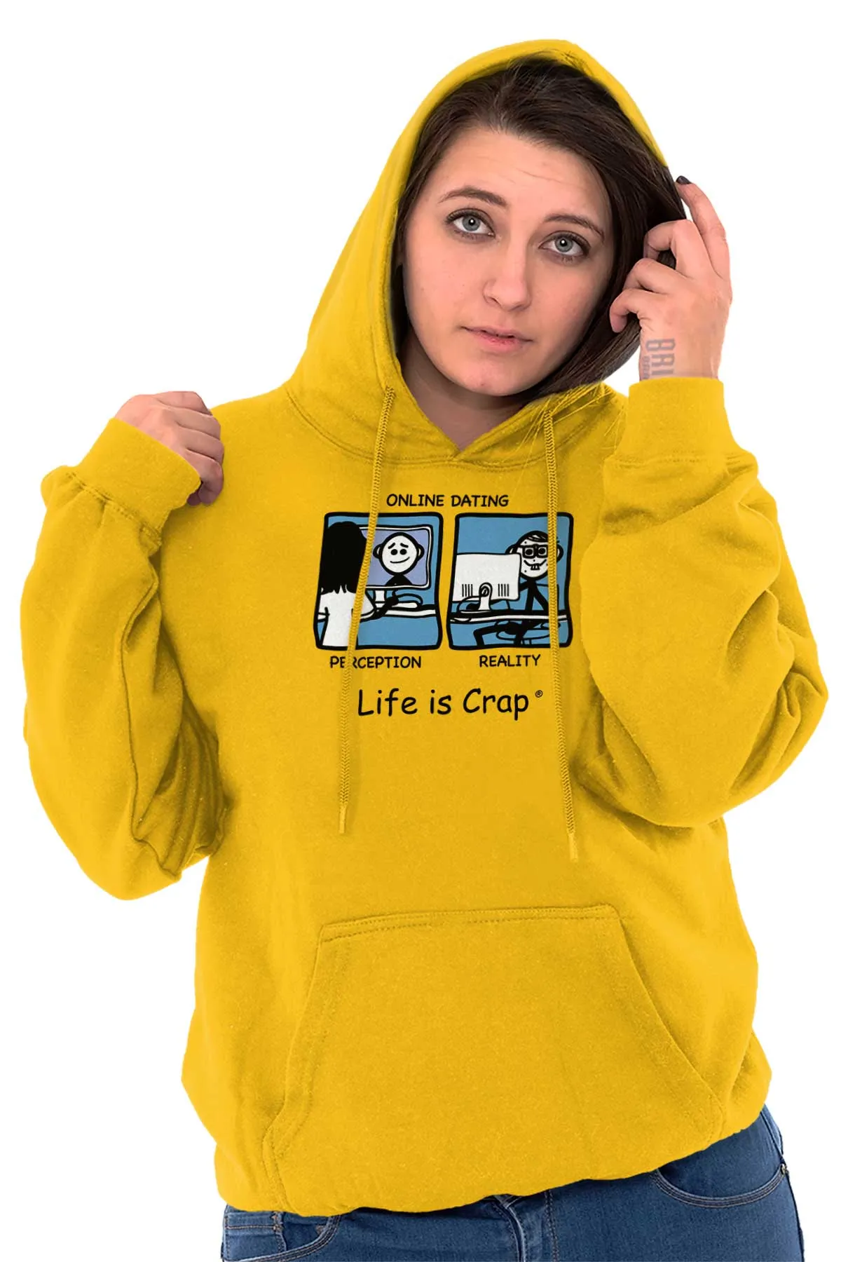 On Line Dating Hoodie