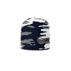 Richardson Navy/Charcoal Jacquard Camo Beanie