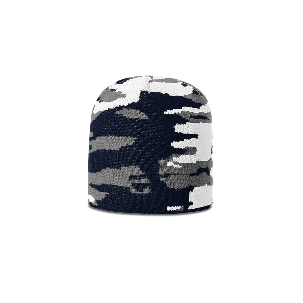 Richardson Navy/Charcoal Jacquard Camo Beanie