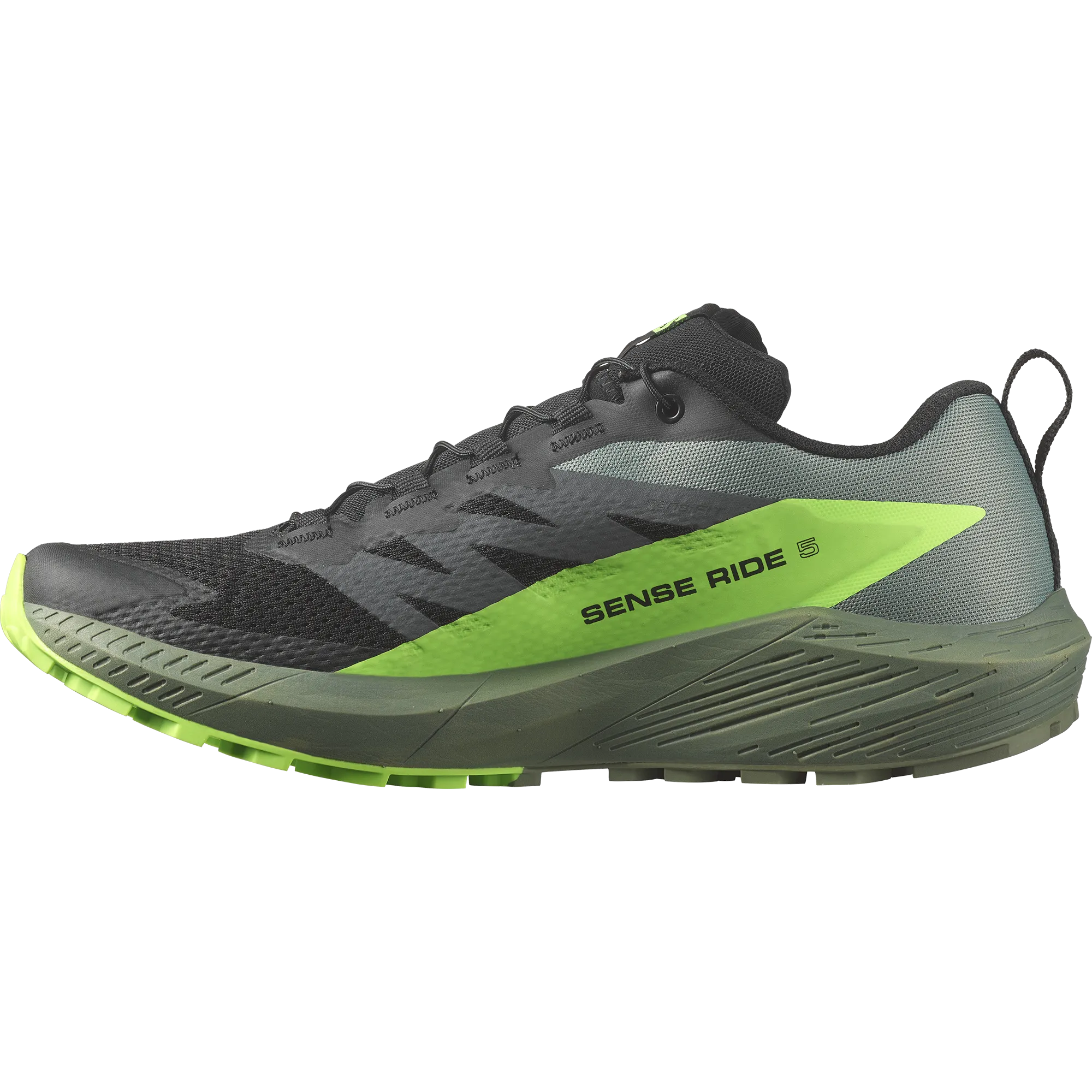 Salomon Sense Ride 5 Blk/Laurel/Green