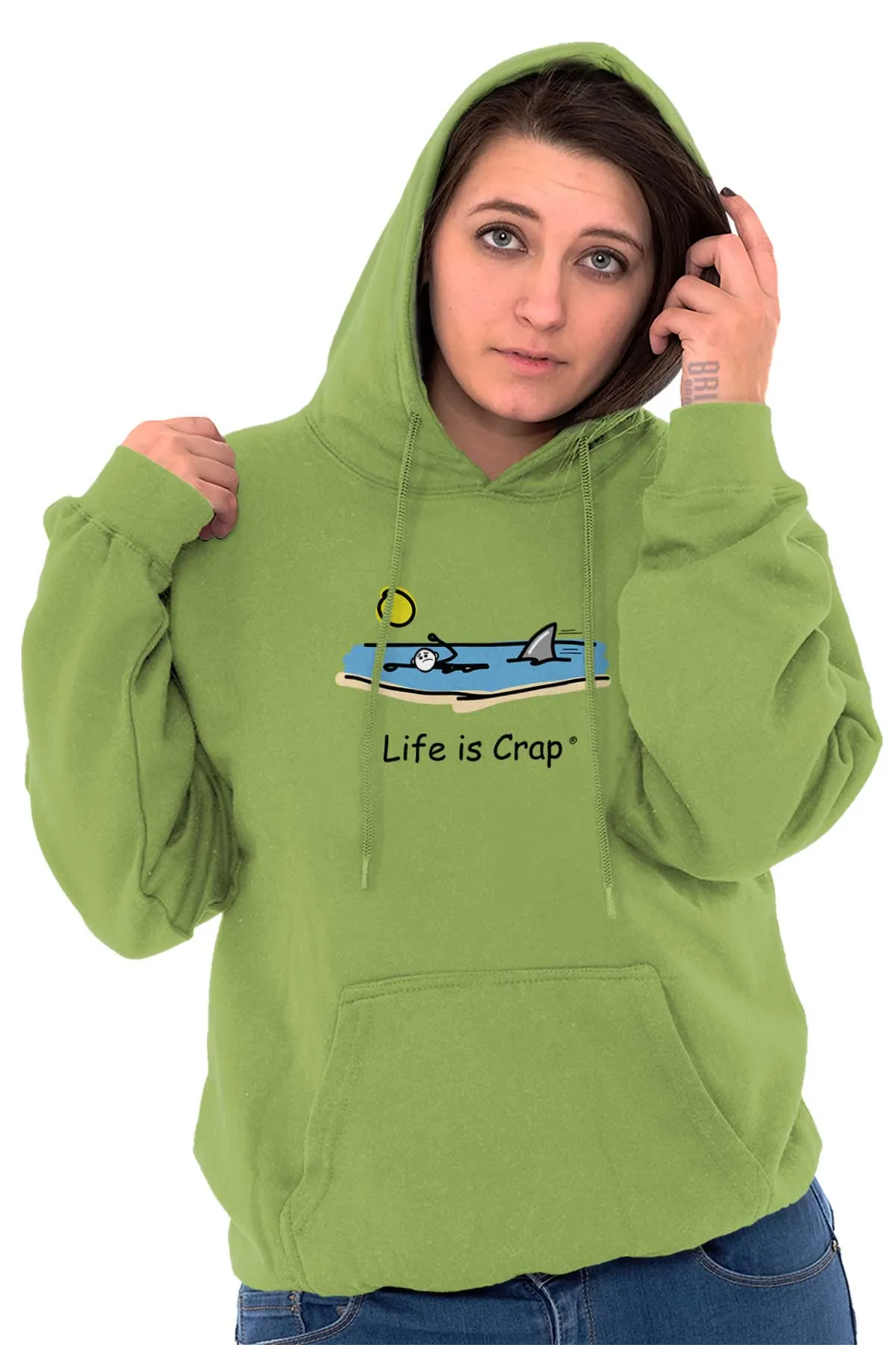 Shark In The Water Hoodie