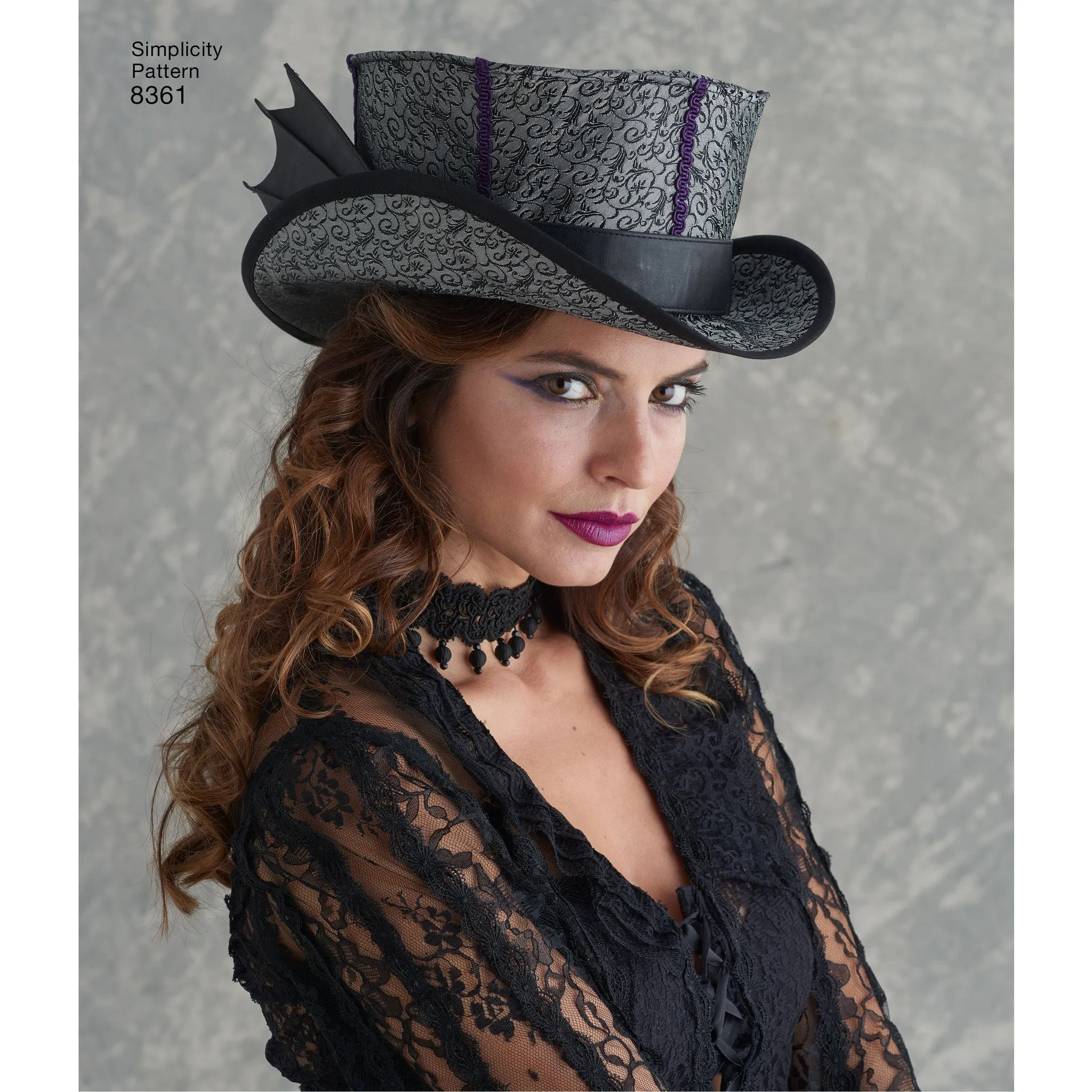 Simplicity Pattern 8361 hats in three sizes