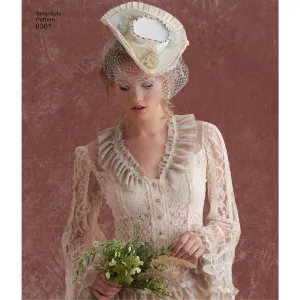 Simplicity Pattern 8361 hats in three sizes
