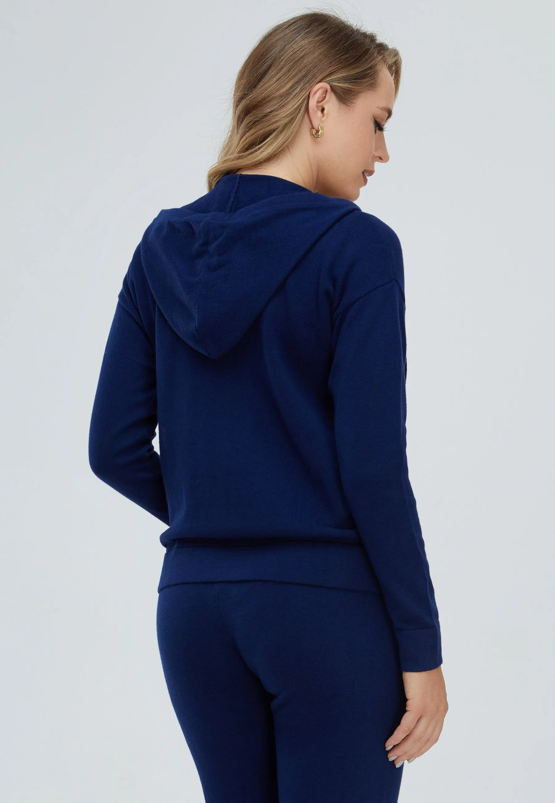 Sporty Cotton Cashmere Hoodie