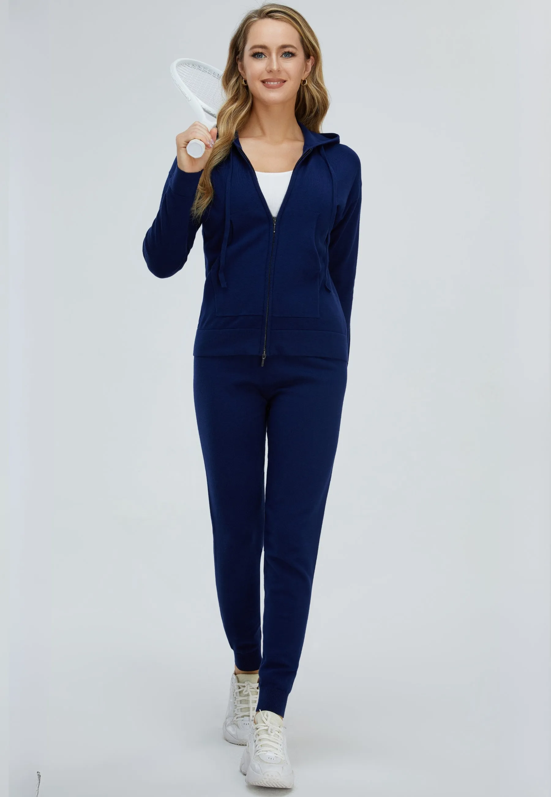 Sporty Cotton Cashmere Hoodie