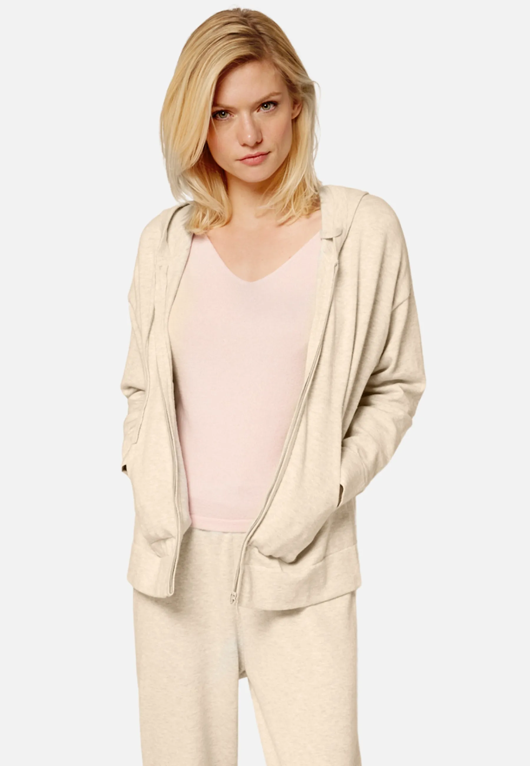 Sporty Cotton Cashmere Hoodie