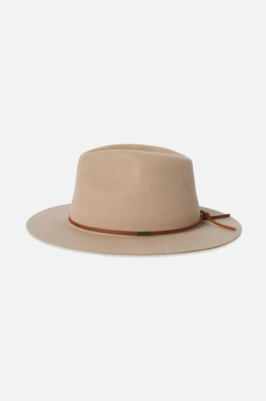 Wesley Fedora - Sand Brown